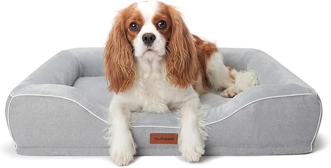 Orthopedic Dog Bed for Small Medium Dogs,Removable Washable Cover,Cooling Gel Memory Foam Sofa,Waterproof Anti-Slip for Pets,28" L x 23" W x 6.5" Th