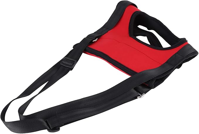 2 Types Dog Support Harness Dog Aid Harness Dog Sling Walking Aid Pulling Vest for Injured Old Dogs Front and Hind Legs (Red hind Legs S)