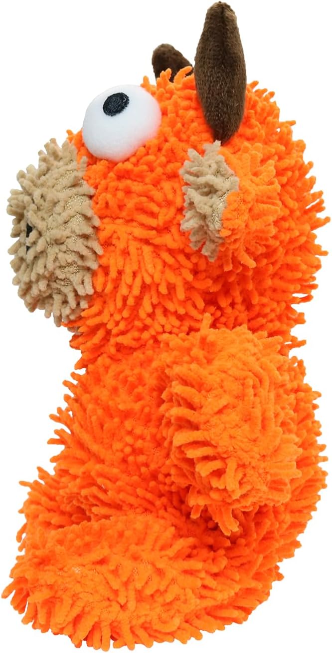 MIGHTY- Microfiber Ball - Farm – Made with Squeaker Balls and Minimal Stuffing. Strong & Tough. Interactive Play. Machine Washable & Floats (Bull, Medium 2 Pack)