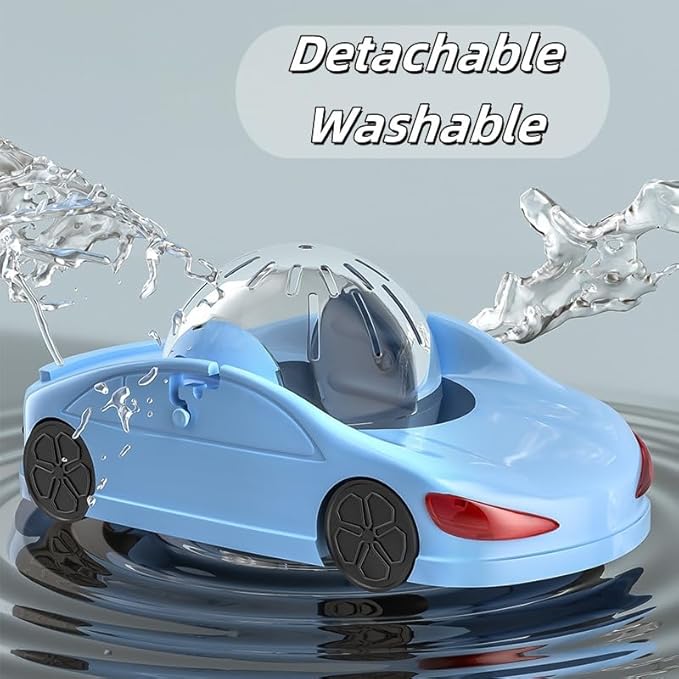 Hamster Exercise Ball Sports Car,Hamster Car with Detachable Transparent Ball,3 Modes Available,Suitable for Dwarf Hamsters Small Pet - Safe, Breathable and Cute (Blue + Pink, 5.7")
