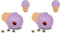 Brightkins Small Ice Cream Cone Treat Dispenser - Dog Toys, Treat Dispenser for Dogs (Pack of 2)