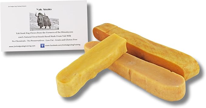 Himalayan Yak Snak Dog Chew - Assorted Size 3 Pack - Hard Cheese Snack Chews for Your Dog or Puppy Made from Yak Milk - All Natural - No Preservatives - Healthy - Limited Ingredients (Assorted 3-Pack)