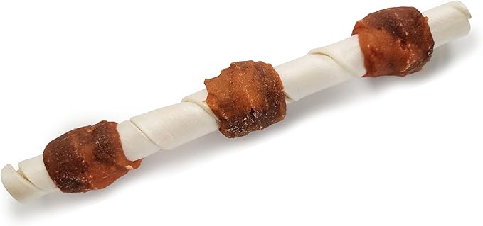 Cadet Chef's Specialties Natural Rawhide Shish Kabob Chew Sticks, Grilled Surf & Turf Flavor, Healthy Dog Treats for Large Breeds, 3 Count