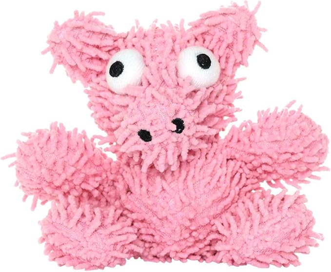 MIGHTY- Microfiber Ball - Farm – Made with Squeaker Balls and Minimal Stuffing. Strong & Tough. Interactive Play. Machine Washable & Floats (Pig, Jr 2 Pack)