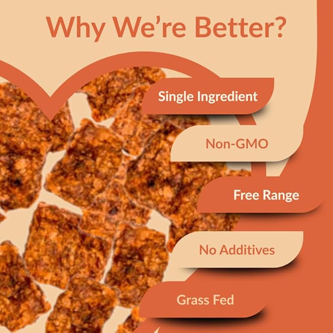 Chicken Sausage Dog Treats – All Natural, Single Ingredient, Grain-Free Chews for Dogs | Premium European Quality | High-Protein, Air-Dried, Healthy Snack (10 Pack, Chicken)
