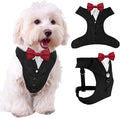 AVERYDAY Dog Tuxedo for Wedding Outfit, Dog Suit and Tie Costumes for Birthday, Halloween, Cosplay, Christmas Party, Pet Formal Wear with Bowtie, Tux for Small Dogs, Chihuahua, Bichon, Maltese, Cats