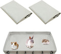 2 PCS Guinea Pig Cage Bottom Tarp for C&C Grids Habitat Cage Panel, 36x24 inches Guinea Pig Cage Liner Base,Washable Cage Liners for Small Animals Guinea Pig Cage,Rabbit Bunny Cage Liner(No Cage)