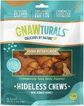 Rawhide Free Dog Chews | Ribbed Bones | for Small - Medium Dogs | Pumpkin, Psyllium Husk and Chicory Root for Easy Digestion and Overall Gut Health (12 Bones, Peanut Butter)