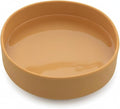 Should We Go? Dog Water Bowl - The Perfect Dish No-Spill, Less Mess Non-Tippable Water & Food Bowl, Pure Silicone with Suction Cup Fits 5 Cups 7.5" Across x 2.25" Tall Ideal for All Pets, Medium-Honey