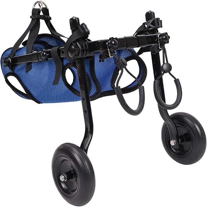 Small Dog Wheelchair for Back Legs - Adjustable Mobility Aid for Disabled Pets, Leg Brace and Hip Support