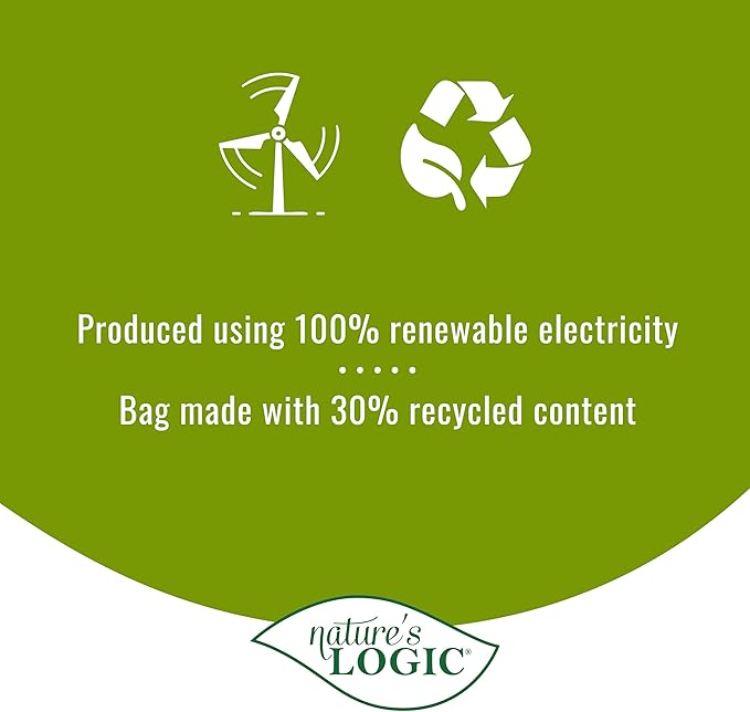 Nature's Logic Dry Dog Food - 100% Natural - No Synthetics - for All Ages, Sizes, Breeds - Free from Common Allergens, High Protein - Turkey Meal Feast, 13lbs