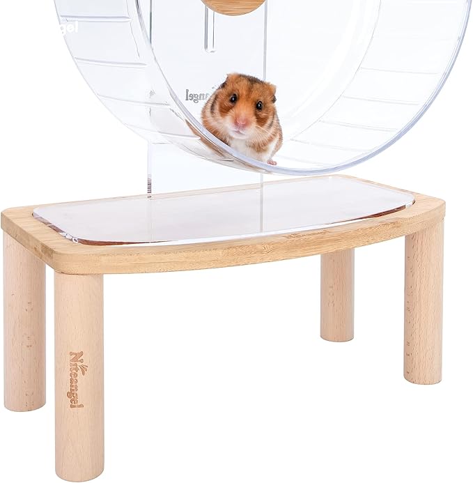 Niteangel Anti-Slide Hamster Wheel Platform - Fits Niteangel Super-Silent, Wooden, Acrylic & Cloud Series Wheels (Medium)