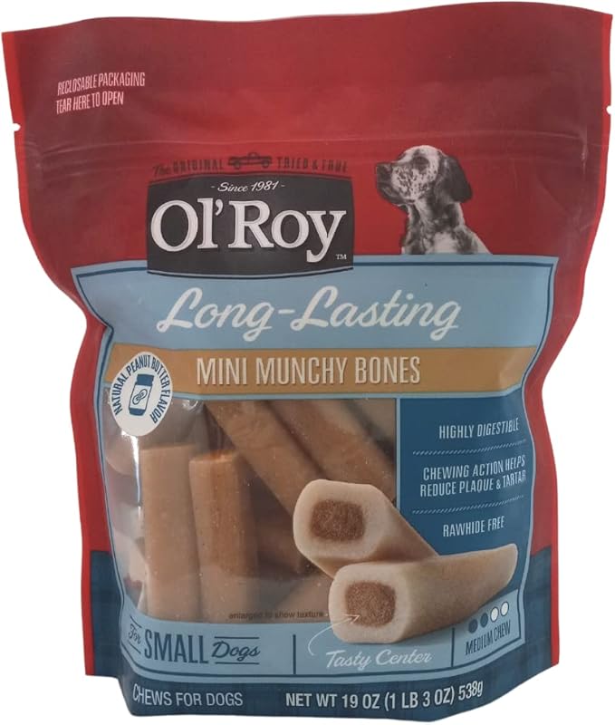 Ol' Roy Mini Munchy Bones Peanut Butter