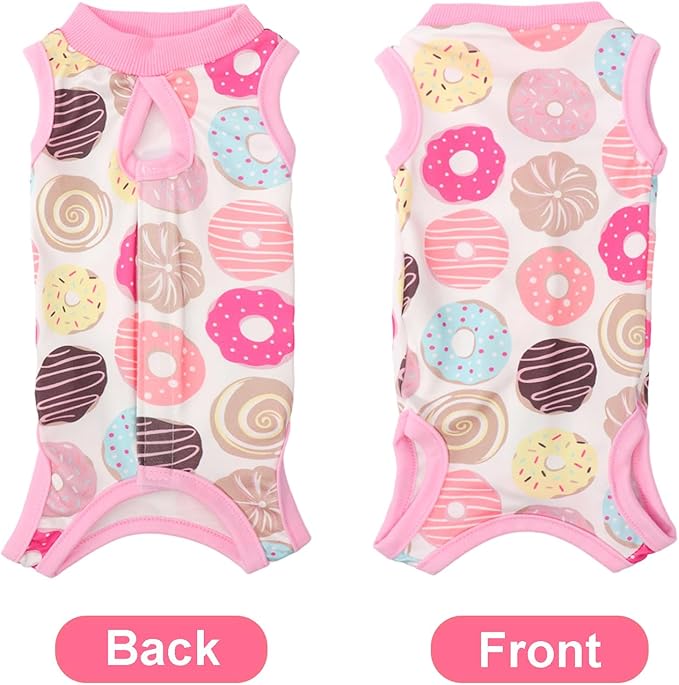 Cat Recovery Suit Cat Onesie for Cats After Surgery, Breathable Cats Surgery Recovery Suit for Female Spay & Abdominal Wounds, Kitten Surgical Onesie Body Suit Anti Licking Cone Alternative