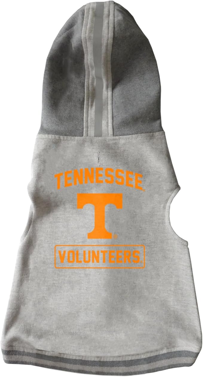 Littlearth NCAA Unisex NCAA Pet Hooded Crewneck with Team Logo and Name