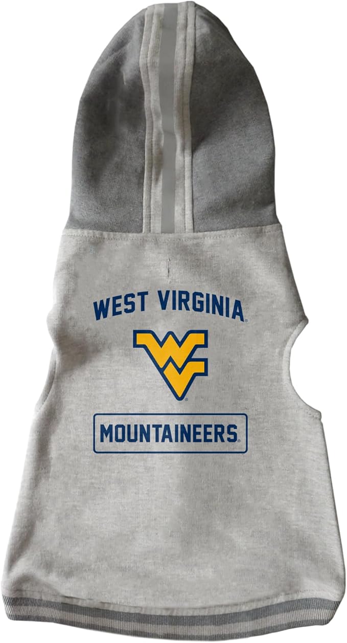 Littlearth NCAA Unisex NCAA Pet Hooded Crewneck with Team Logo and Name