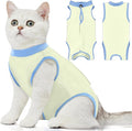 cat Recovery Suit Soft Cat Surgery Recovery Suit Female Cat Onesie for Cats After Surgery,Cone E-Collar Alternative Anti-Licking Protective Outfit Pet Surgical Recovery Pajama Suit