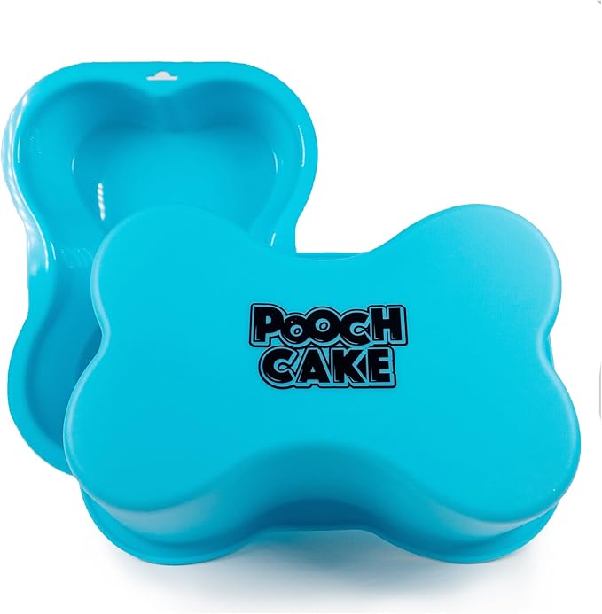 Dog Birthday Cake Kit - Birthday Cake Flavor with Sprinkles - Microwavable Cake Mix, Dog Icing Mix and Dog Safe Sprinkles - Made in USA - Reusable Silicone Pan