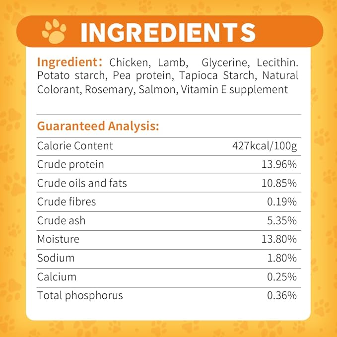 Dog Soft Chewy Treats Yumm Stick, Chicken with Beef/Lamb/Liver/Cheese, High Protein, Energy Support, DHA & Omega 3 & 6