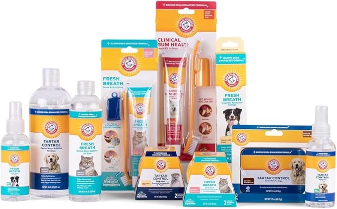 Arm & Hammer for Pets Dog Dental Breath Mints with Baking Soda, Chicken Flavor Dental Treats to Help Freshen Dog Breath and Support Oral Care, Fresh Mint Scent, 1.7 Oz - 60 Pack