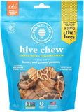 PROJECT HIVE ·PET COMPANY· Dental Chew Treats for Dogs, 8 oz, Small (S/M) – Peanut Flavor, Beehive-Shaped Dental Treats, Cleans Teeth & Freshens Breath, Vegetarian Recipe with Honey, No Grain or Soy