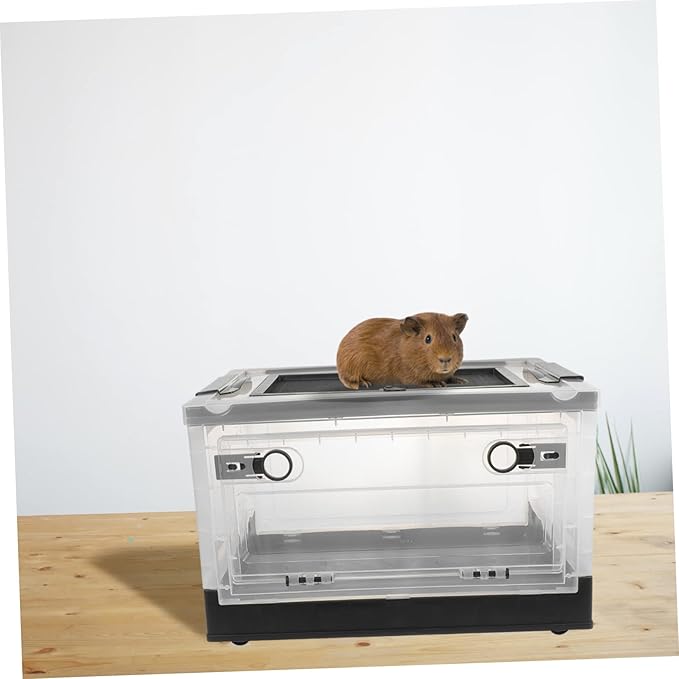 POPETPOP 1set Insulated Pet Cage Hamster Home Collapsible Hedgehog Animal Box Plastic Hamster House