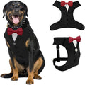 AVERYDAY Dog Tuxedo for Wedding Outfit, Dog Suit and Tie Costumes for Birthday, Halloween, Cosplay, Christmas Party, Pet Formal Wear with Bowtie, Tux for Medium Large Dogs, Bulldog, Labrador, Husky
