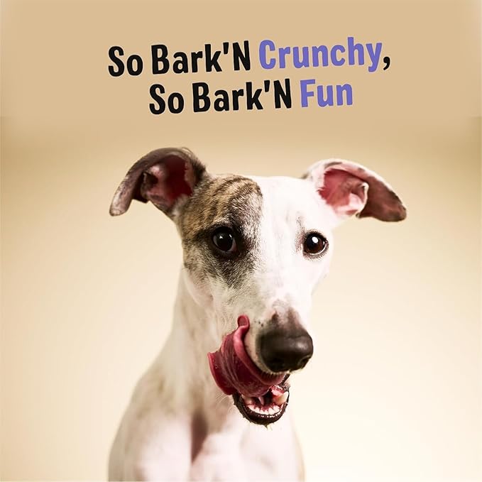 Three Dog Bakery Bark'N Crunch! Chicken Chips with 100% Real Chicken - 4 oz - Crunchy Treats for Dogs - High Protein Dog Snacks - Grain Free, No Corn or Soy, Single Ingredient Treats