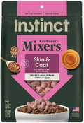 Instinct RawBoost Functional Mixers, Freeze Dried Dog Food Topper, Grain-Free, Real Chicken - Skin & Coat Health, 12.5 oz. Bag