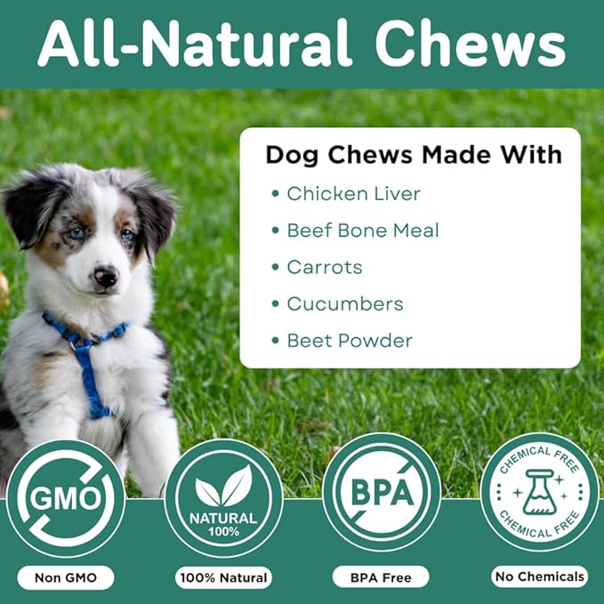 Dog Cough Medicine - 100% Natural Respiratory Support - Relief for Cough and Breathing Discomfort - All-Natural Treats Made with Real Chicken