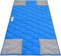 Paw Inspired PopCorner Guinea Pig Cage Liners | Washable Fleece Bedding or Pet Bed Mat for Small Animals | Super Absorbent Pee Pad with Reinforced Corners and Waterproof Bottom (Midwest, Blue)
