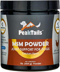 KALA HEALTH PeakTails Chicken Flavored MSM Powder for Dogs, 1 lb, Hip and Joint Support Supplement, Pure and Distilled US-Sourced MSM