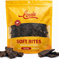 Lovie Beef Lung Dog Treats - Dehydrated Air Dried Soft Bites, Single Ingredient, Protein Rich, 16 oz
