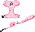Dog Cat Harness and Leash Set, Puppia Soft Mesh Padded and Adjustable Puppy Vest Cute Dog Clothes Escape Proof Easy Walk Pet Accessories
