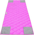 Paw Inspired PopCorner Guinea Pig Cage Liners | Washable Fleece Bedding or Pet Bed Mat for Small Animals | Super Absorbent Pee Pad with Reinforced Corners and Waterproof Bottom (C&C 2x5, Pink)
