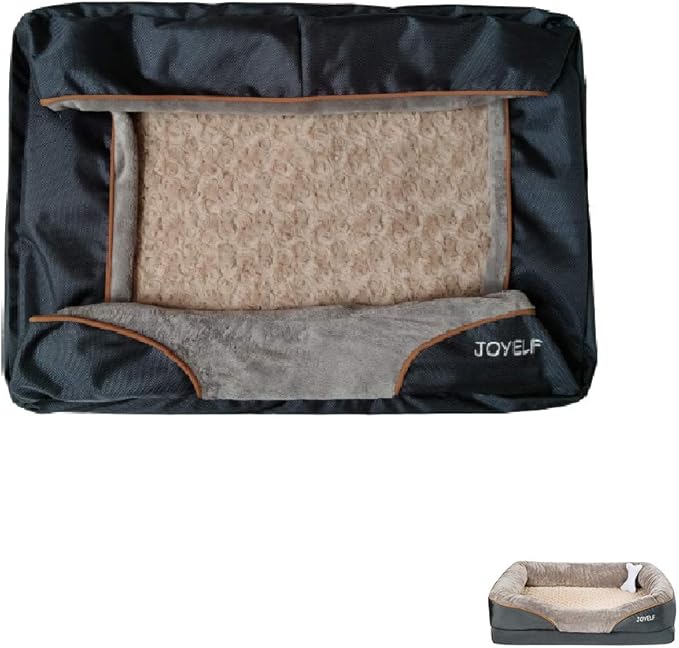 JOYELF New Large Memory Foam Dog Bed Replacement Cover for 36'' x 27''