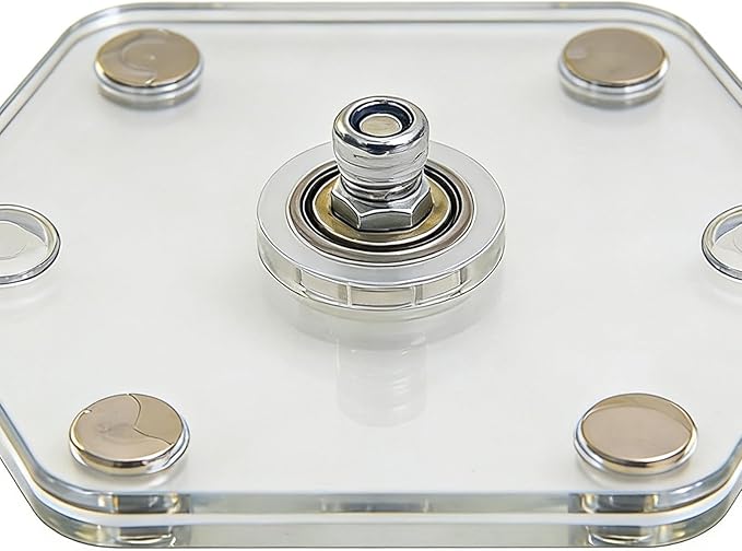 Hamster Running Wheel - Small Pet Spinner | Strong Magnet Exercise Wheel for Hamsters, Ferrets, Squirrels, Chinchillas, Hedgehogs, Hermit Crabs, Bearded Pets, Indoor Activity & Fitness Toy