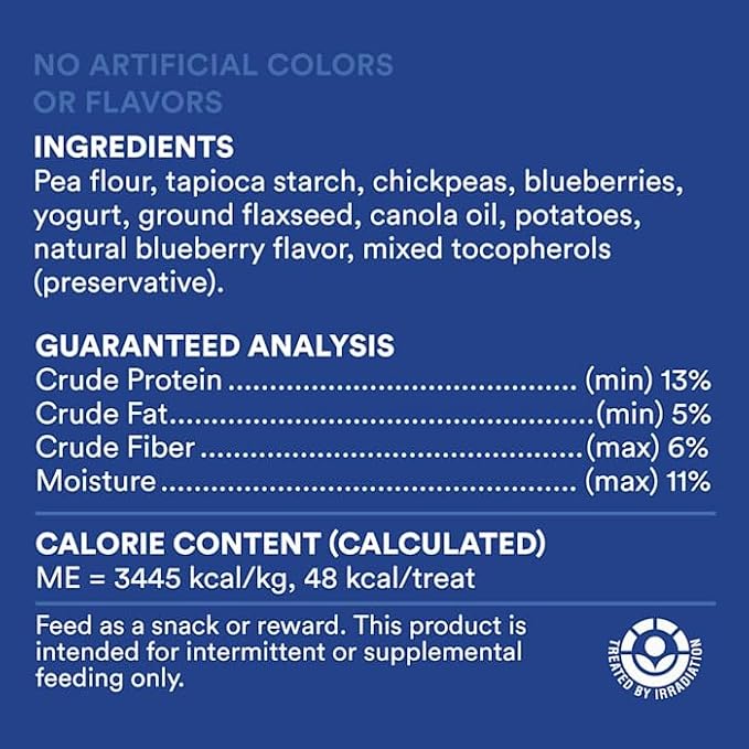 WholeHearted Grain Free Blueberry/Yogurt Dog Treats 20 oz.