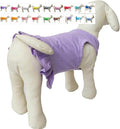 Pet Clothes Small Dog Clothing Blank Color Sport Dress T-Shirts Tee Dresses Tanks Top for Small Size Female Dogs Summer Spring Pet Costumes 100% Cotton (S, Violet)