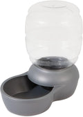 Petmate Replendish Automatic Gravity Waterer for Cats and Dogs, BPA-Free, No Batteries Required, Includes Charcoal Filter, 1 Gallon, Made in USA