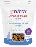Café Nara - Lamb & Green Mussel Air Dried Treats for Dogs - Soft & Meaty Texture - Air Dried Training Treats - All-Natural Recipe - Grain, Gluten, Wheat, Corn & Soy Free - Non-GMO - 3.5 oz - 1 Pack