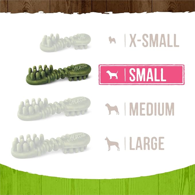 Merrick Fresh Kisses Natural Dental Chews Infused With Coconut And Botanical Oils For Small Dogs 15-25 Lbs - 9 ct. Bag
