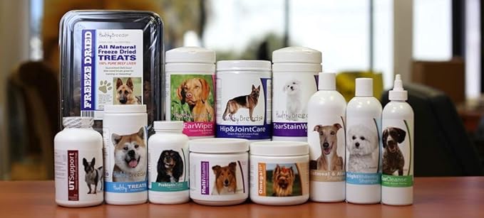 Healthy Breeds Black Russian Terrier Omega HP Fatty Acid Skin and Coat Support Soft Chews 90 Count