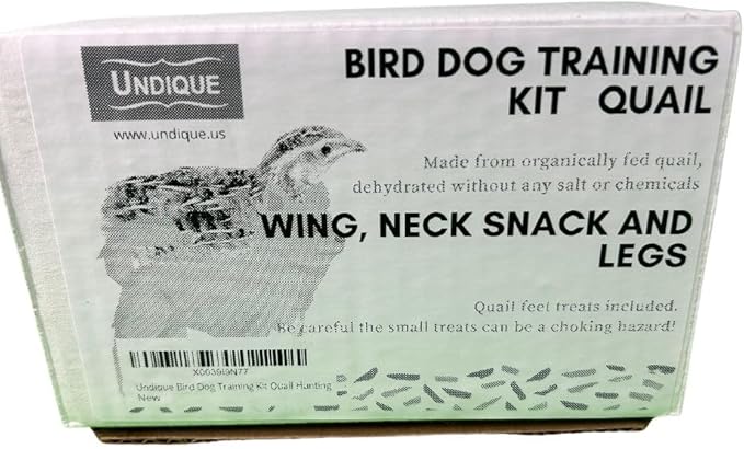 Quail Wing Dog Training Kit - Nutritious Dog Treats and Quail Wing for Effective Dog Training Sessions - Reinforce Positive Behaviors with Training Treats - Not Suitable for Small Breeds