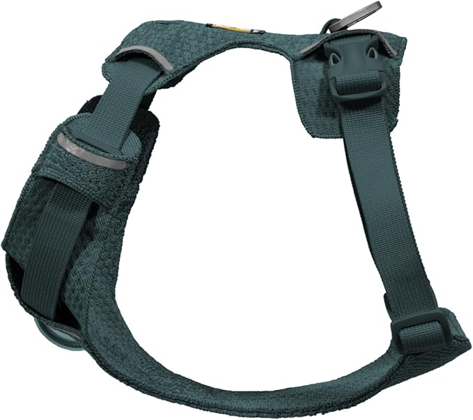 Ruffwear, Front Range Flex Dog Harness, Engineered Knit Construction for Ultimate Fit and Mobility, Lightweight Flexible Everyday Harness with Dual Leash Clips, Deep Teal, XXX-Small