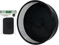 Silent Runner Pro | Sugar Glider Exercise Wheel (Black with Attachment)