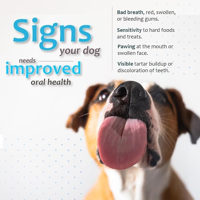 Oral Hygiene Chews for Medium Dogs – Enzymatic Dental Treats for Daily Oral Care, Helps Clean Teeth & Freshen Breath, Supports Plaque & Tartar Control – 30 Chews (3 Pack)