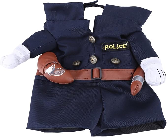Pet Cosplay Outfit, Funny Dog Cat Party Costume Puppy Uniform Pet Cosplay Clothes for Halloween Christmas Theme Party(M)
