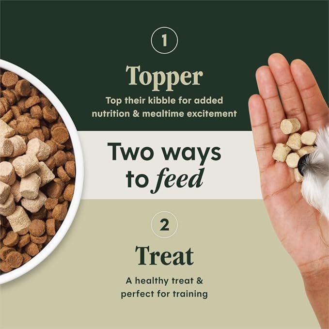 Instinct RawBoost Mixers, Freeze Dried Dog Food Topper, Grain-Free - Cage Free Chicken, 6 oz. Bag