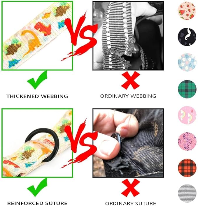 Coowone Dog Harness and Leash Set, Adjustable Puppy Harness and Soft Padded Dog Vest Clothes for Small Medium Large Dogs